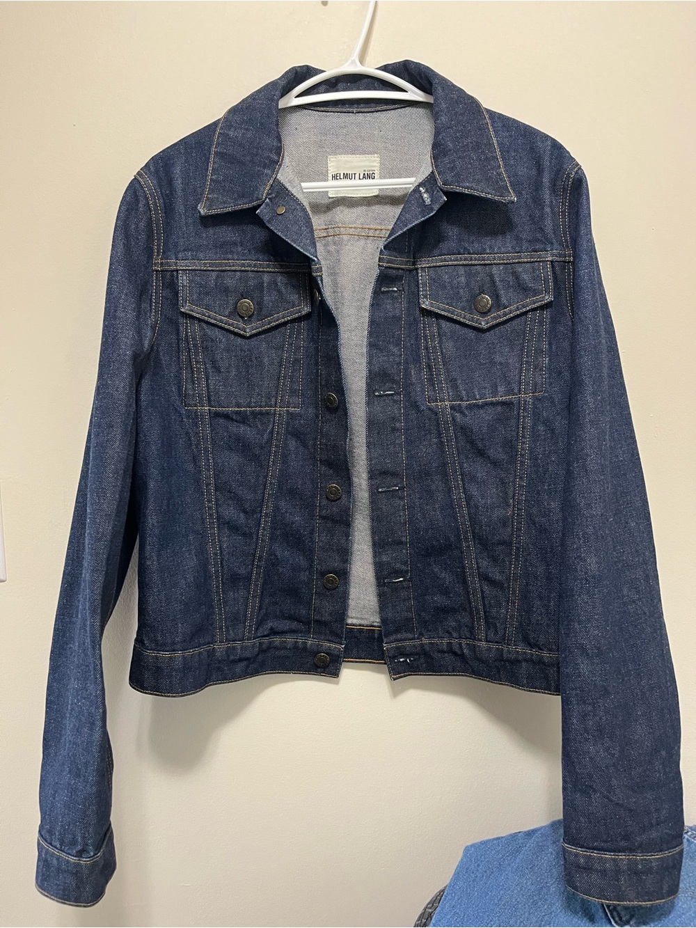 Helmut Lang Indigo Denim Trucker Jacket